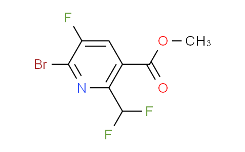 AM126610 | 1806833-61-3 | Methyl 2-bromo-6-(difluoromethyl)-3-fluoropyridine-5-carboxylate