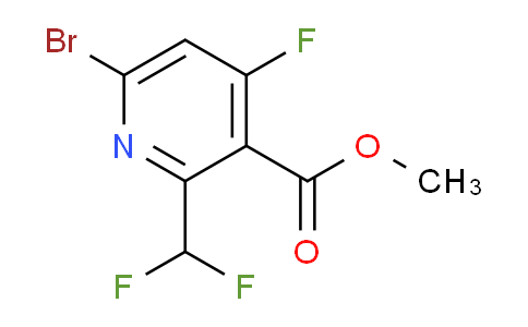 Methyl 6-bromo-2-(difluoromethyl)-4-fluoropyridine-3-carboxylate