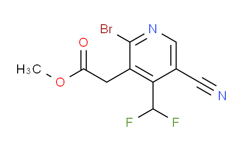 AM126624 | 1807000-34-5 | Methyl 2-bromo-5-cyano-4-(difluoromethyl)pyridine-3-acetate