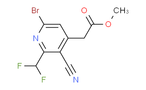 AM126626 | 1806918-02-4 | Methyl 6-bromo-3-cyano-2-(difluoromethyl)pyridine-4-acetate