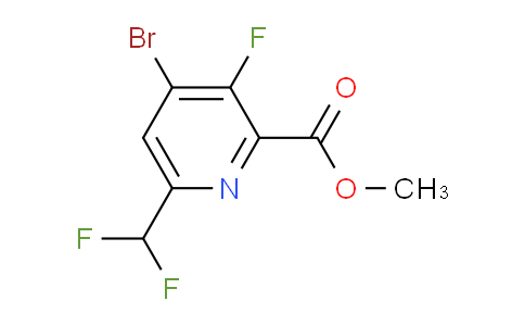 AM126631 | 1804883-41-7 | Methyl 4-bromo-6-(difluoromethyl)-3-fluoropyridine-2-carboxylate