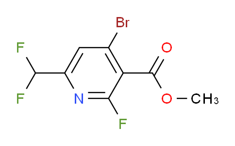 AM126632 | 1806996-92-8 | Methyl 4-bromo-6-(difluoromethyl)-2-fluoropyridine-3-carboxylate