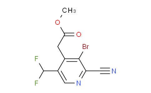 AM126636 | 1805357-86-1 | Methyl 3-bromo-2-cyano-5-(difluoromethyl)pyridine-4-acetate