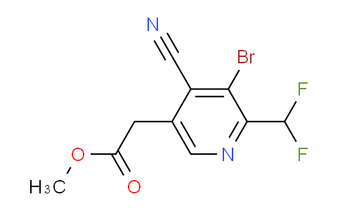 AM126638 | 1807000-59-4 | Methyl 3-bromo-4-cyano-2-(difluoromethyl)pyridine-5-acetate