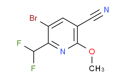 AM126639 | 1804660-65-8 | 3-Bromo-5-cyano-2-(difluoromethyl)-6-methoxypyridine