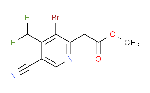 AM126646 | 1806832-95-0 | Methyl 3-bromo-5-cyano-4-(difluoromethyl)pyridine-2-acetate