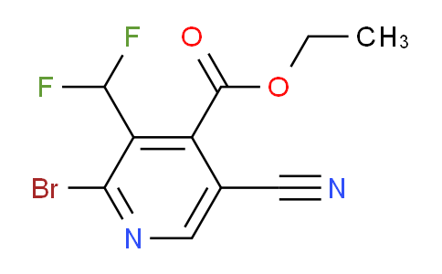 AM126648 | 1806830-57-8 | Ethyl 2-bromo-5-cyano-3-(difluoromethyl)pyridine-4-carboxylate