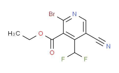 AM126650 | 1805356-88-0 | Ethyl 2-bromo-5-cyano-4-(difluoromethyl)pyridine-3-carboxylate