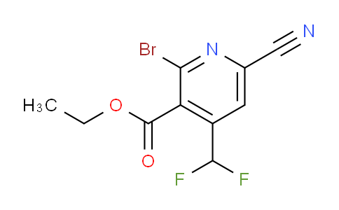 AM126654 | 1805356-96-0 | Ethyl 2-bromo-6-cyano-4-(difluoromethyl)pyridine-3-carboxylate