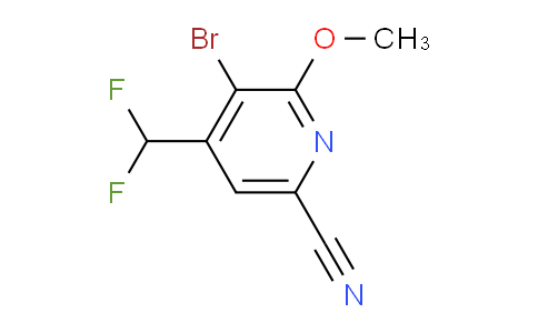 AM126658 | 1805231-08-6 | 3-Bromo-6-cyano-4-(difluoromethyl)-2-methoxypyridine