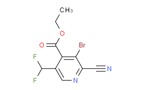 AM126659 | 1806055-20-8 | Ethyl 3-bromo-2-cyano-5-(difluoromethyl)pyridine-4-carboxylate