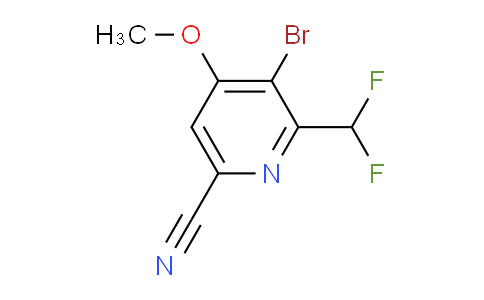 AM126660 | 1805439-13-7 | 3-Bromo-6-cyano-2-(difluoromethyl)-4-methoxypyridine