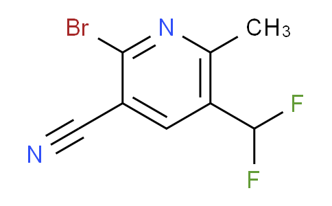 AM126665 | 1805231-15-5 | 2-Bromo-3-cyano-5-(difluoromethyl)-6-methylpyridine