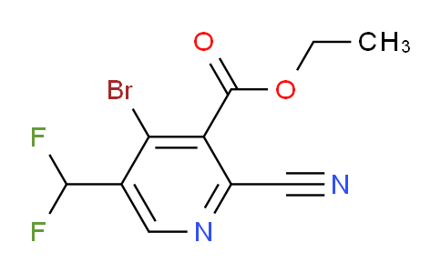 AM126670 | 1806055-46-8 | Ethyl 4-bromo-2-cyano-5-(difluoromethyl)pyridine-3-carboxylate