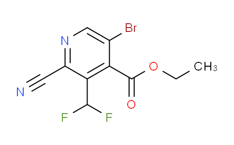AM126678 | 1806055-59-3 | Ethyl 5-bromo-2-cyano-3-(difluoromethyl)pyridine-4-carboxylate