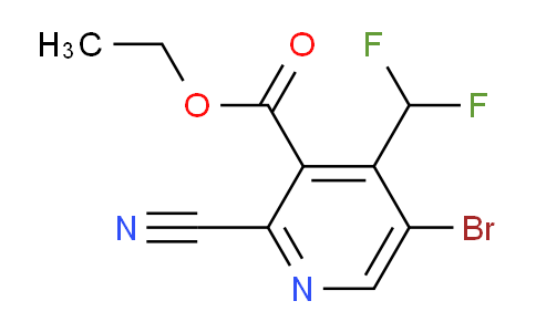 AM126679 | 1806832-03-0 | Ethyl 5-bromo-2-cyano-4-(difluoromethyl)pyridine-3-carboxylate