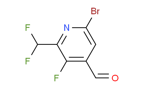 AM126680 | 1805397-33-4 | 6-Bromo-2-(difluoromethyl)-3-fluoropyridine-4-carboxaldehyde