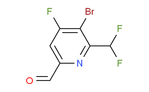 AM126681 | 1805343-71-8 | 3-Bromo-2-(difluoromethyl)-4-fluoropyridine-6-carboxaldehyde