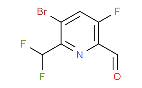 AM126682 | 1805367-96-7 | 3-Bromo-2-(difluoromethyl)-5-fluoropyridine-6-carboxaldehyde