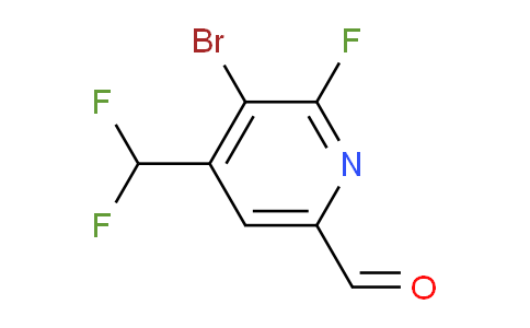 AM126686 | 1805362-85-9 | 3-Bromo-4-(difluoromethyl)-2-fluoropyridine-6-carboxaldehyde