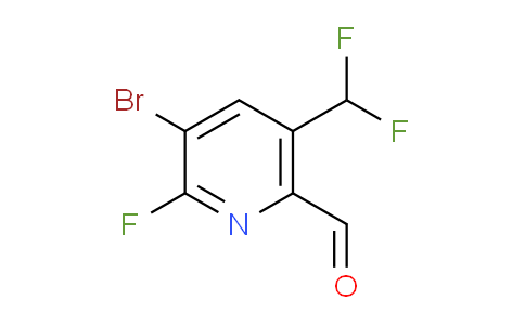 AM126692 | 1806904-94-8 | 3-Bromo-5-(difluoromethyl)-2-fluoropyridine-6-carboxaldehyde