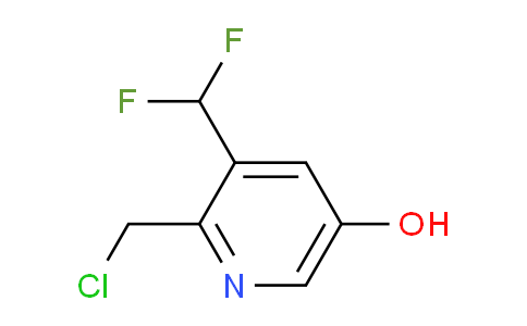 2-(Chloromethyl)-3-(difluoromethyl)-5-hydroxypyridine