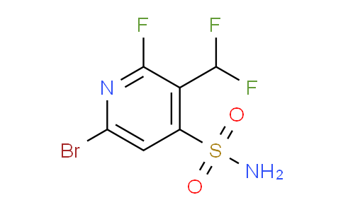 AM126710 | 1804657-68-8 | 6-Bromo-3-(difluoromethyl)-2-fluoropyridine-4-sulfonamide