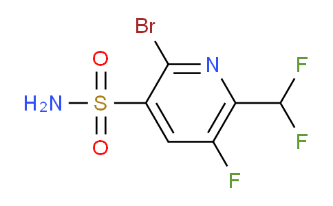 AM126713 | 1806831-35-5 | 2-Bromo-6-(difluoromethyl)-5-fluoropyridine-3-sulfonamide