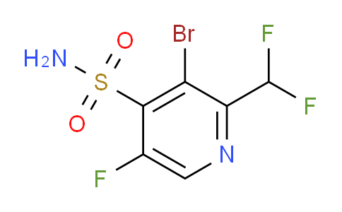 AM126715 | 1806831-47-9 | 3-Bromo-2-(difluoromethyl)-5-fluoropyridine-4-sulfonamide