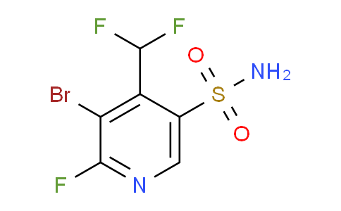 AM126717 | 1805167-27-4 | 3-Bromo-4-(difluoromethyl)-2-fluoropyridine-5-sulfonamide