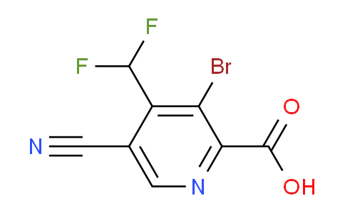 AM126721 | 1806915-79-6 | 3-Bromo-5-cyano-4-(difluoromethyl)pyridine-2-carboxylic acid