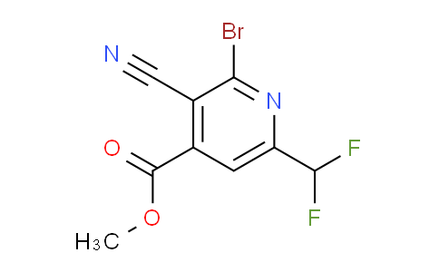AM126724 | 1804463-95-3 | Methyl 2-bromo-3-cyano-6-(difluoromethyl)pyridine-4-carboxylate