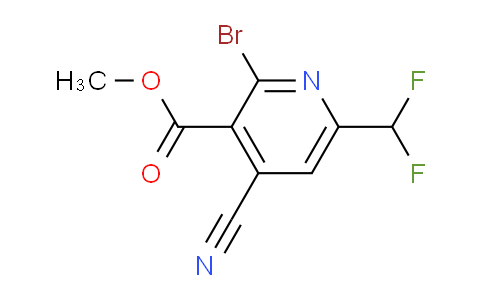 AM126727 | 1804463-99-7 | Methyl 2-bromo-4-cyano-6-(difluoromethyl)pyridine-3-carboxylate