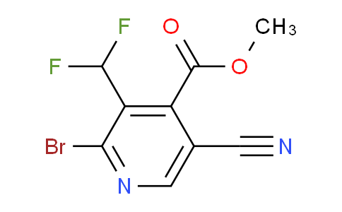 AM126728 | 1806916-11-9 | Methyl 2-bromo-5-cyano-3-(difluoromethyl)pyridine-4-carboxylate