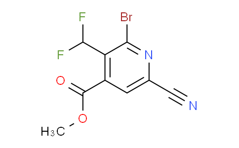 AM126731 | 1806916-23-3 | Methyl 2-bromo-6-cyano-3-(difluoromethyl)pyridine-4-carboxylate