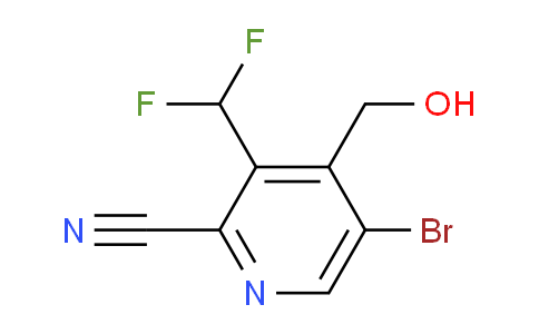 5-Bromo-2-cyano-3-(difluoromethyl)pyridine-4-methanol