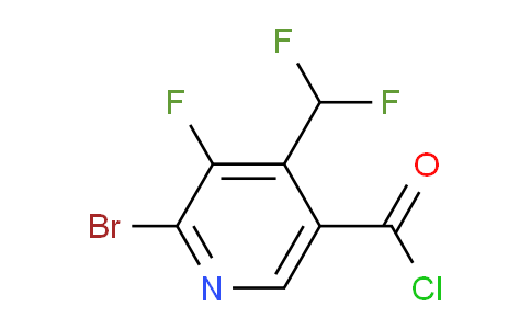 AM126749 | 1805394-43-7 | 2-Bromo-4-(difluoromethyl)-3-fluoropyridine-5-carbonyl chloride