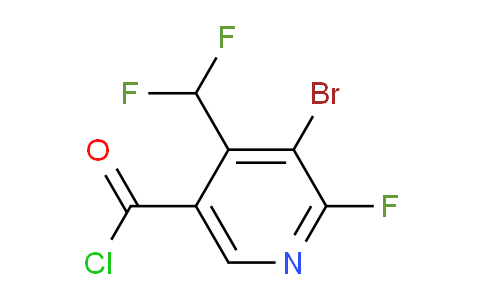 AM126761 | 1806829-60-6 | 3-Bromo-4-(difluoromethyl)-2-fluoropyridine-5-carbonyl chloride