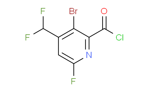 AM126763 | 1805410-46-1 | 3-Bromo-4-(difluoromethyl)-6-fluoropyridine-2-carbonyl chloride