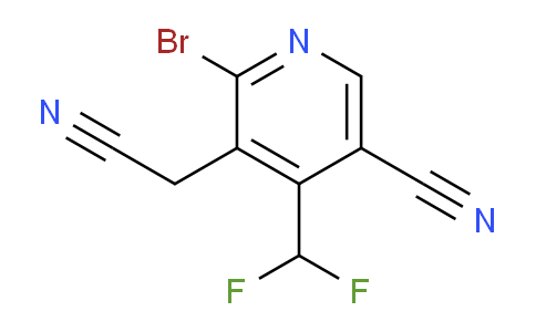 AM126773 | 1804841-02-8 | 2-Bromo-5-cyano-4-(difluoromethyl)pyridine-3-acetonitrile