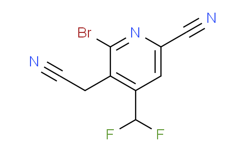 AM126776 | 1806052-16-3 | 2-Bromo-6-cyano-4-(difluoromethyl)pyridine-3-acetonitrile