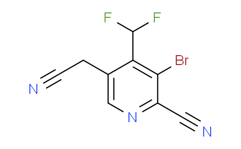 AM126778 | 1806052-22-1 | 3-Bromo-2-cyano-4-(difluoromethyl)pyridine-5-acetonitrile