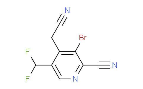 AM126779 | 1805342-01-1 | 3-Bromo-2-cyano-5-(difluoromethyl)pyridine-4-acetonitrile