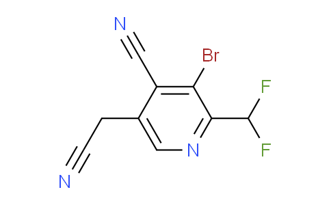 AM126781 | 1805442-16-3 | 3-Bromo-4-cyano-2-(difluoromethyl)pyridine-5-acetonitrile
