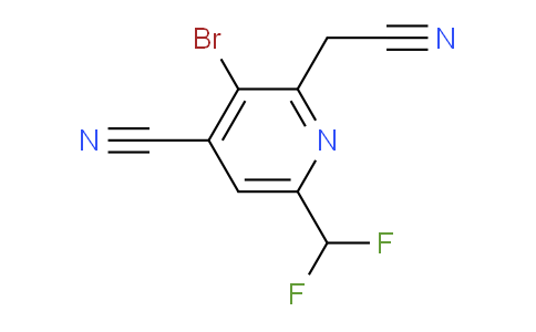 AM126783 | 1804841-45-9 | 3-Bromo-4-cyano-6-(difluoromethyl)pyridine-2-acetonitrile