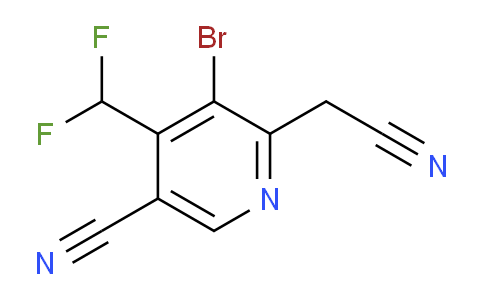 AM126785 | 1805433-49-1 | 3-Bromo-5-cyano-4-(difluoromethyl)pyridine-2-acetonitrile