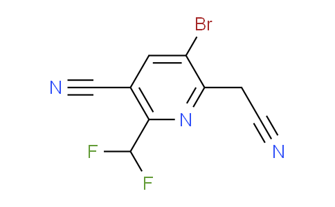 AM126786 | 1804841-57-3 | 3-Bromo-5-cyano-6-(difluoromethyl)pyridine-2-acetonitrile