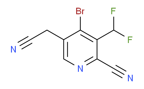 AM126787 | 1806052-58-3 | 4-Bromo-2-cyano-3-(difluoromethyl)pyridine-5-acetonitrile