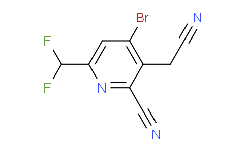 AM126789 | 1804463-10-2 | 4-Bromo-2-cyano-6-(difluoromethyl)pyridine-3-acetonitrile