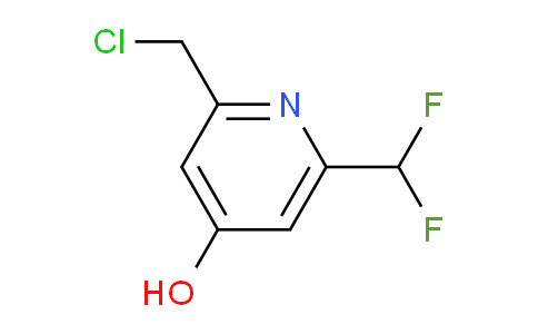 2-(Chloromethyl)-6-(difluoromethyl)-4-hydroxypyridine